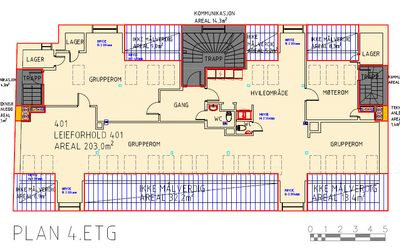 Kontor 4. etg – 261 m²