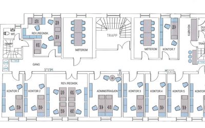 Kontor 2. etg – 348 m²