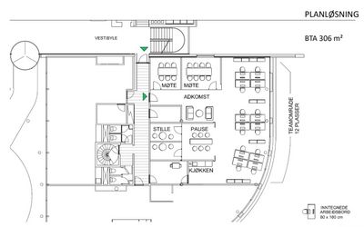 Kontor – 306 m²