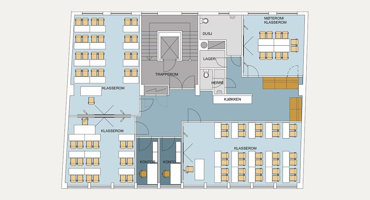 Kontor 6. etg – 262 m²