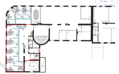 Kontor 3. etg – 177 m²