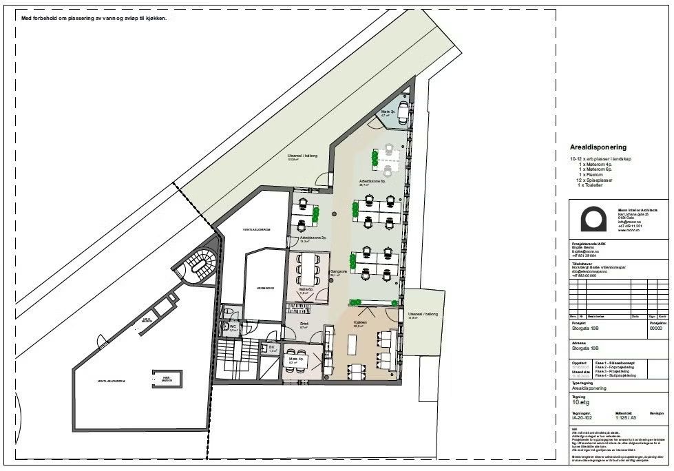 Kontor 10. etg – 210 m²